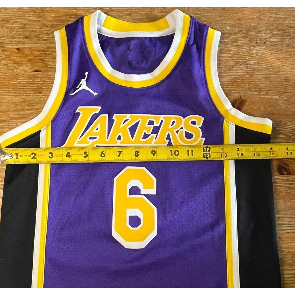 LeBron James Los Angeles Lakers Jersey #6 Nike Jordan Swingman Jersey S
